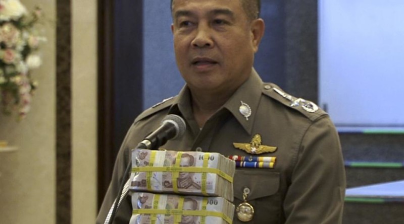 Thai police award themselves $84K for arrest of bomb suspect