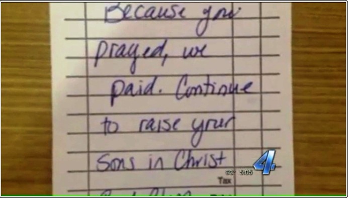 What Happened When a Family Prayed at a Restaurant?