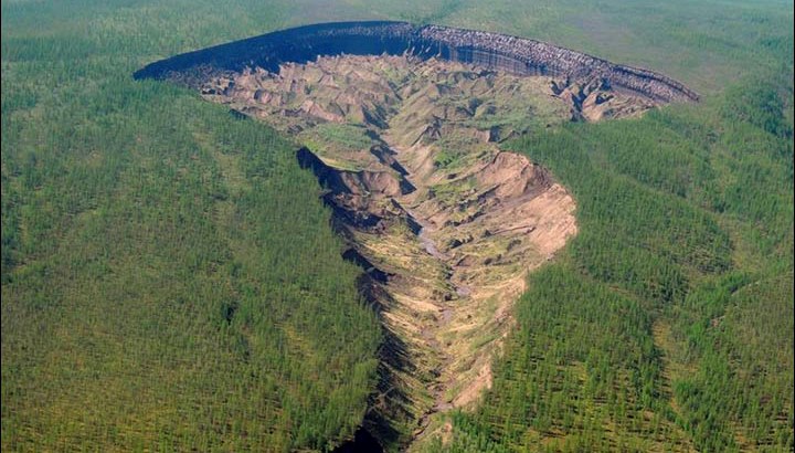 Climate Change Unfreezes 200,000-year-old ‘Doorway To Hell’ Batgaika crater