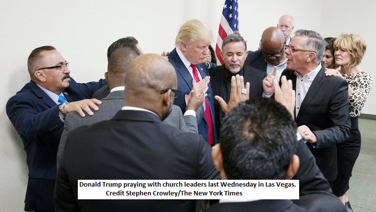 Evangelical Leaders Praying for Trump