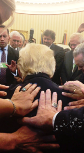 Trump’s WH has evangelicals ‘on speed dial,’ says activist who prayed over president