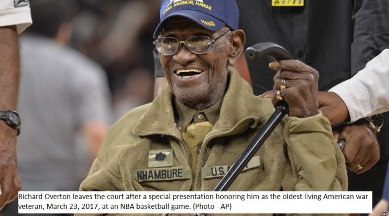 America's oldest man and WWII veteran dies at 112