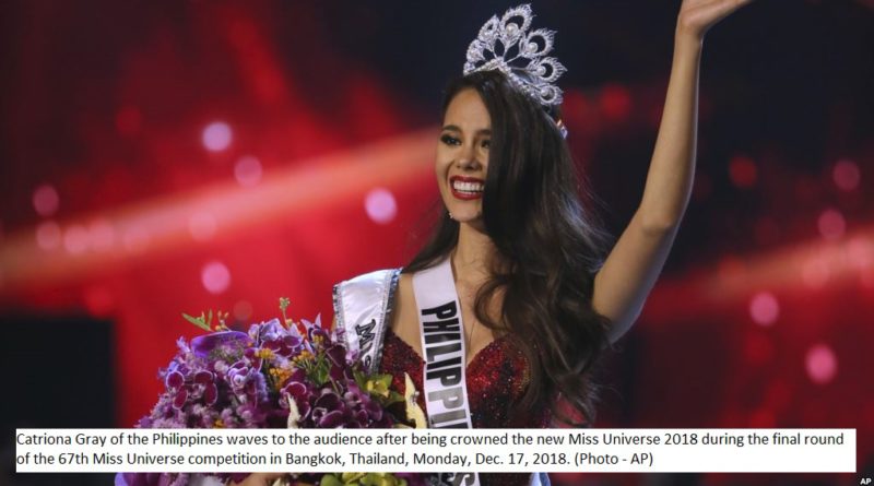 Philippines contestant Catriona Gray wins Miss Universe