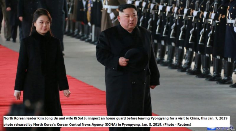 N Korea leader visits China