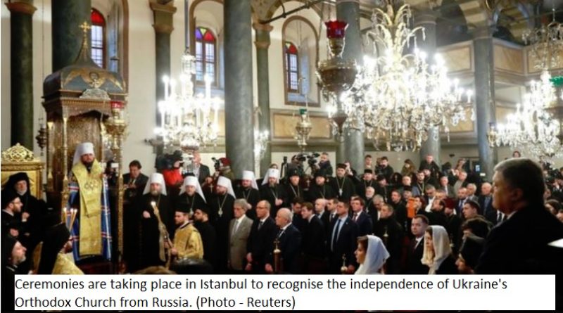 Ukraine Orthodox Church wins independence