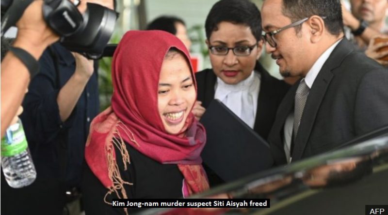 Kim Jong-nam murder suspect Siti Aisyah freed