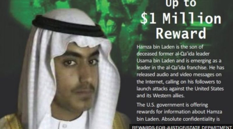 US offers reward for Bin Laden’s son