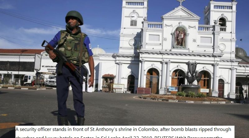 Bomb attacks in Sri Lanka killed 290