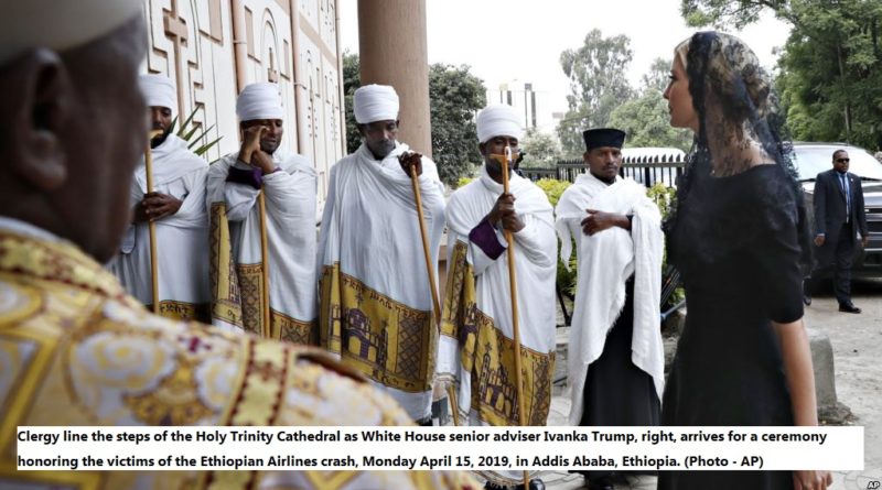 Ivanka Trump honors Ethiopian airline victims