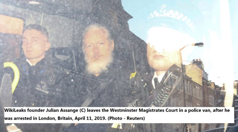 Trump Julian Assange arrested