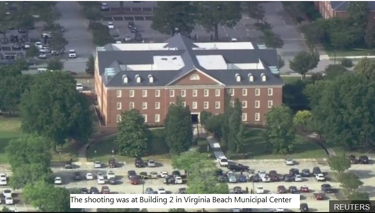 The shooting was at Building 2 in Virginia Beach Municipal Center
