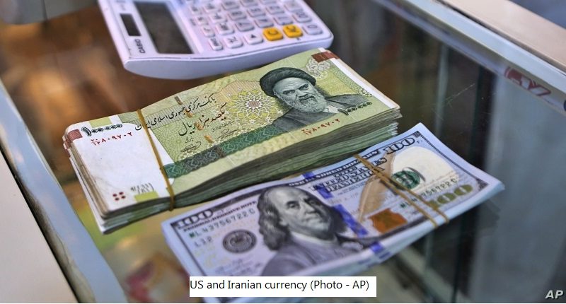 US and Iranian currency (Photo - AP)
