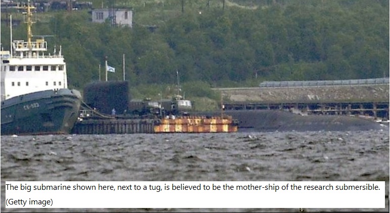 Battery caused deadly fire on Russian secret sub