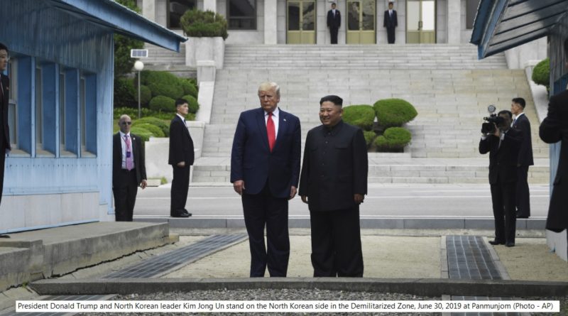 Trump crosses into N. Korea and meets Kim