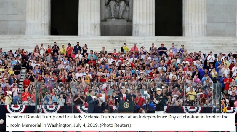 Trump presents show of a lifetime to celebrate Independence Day