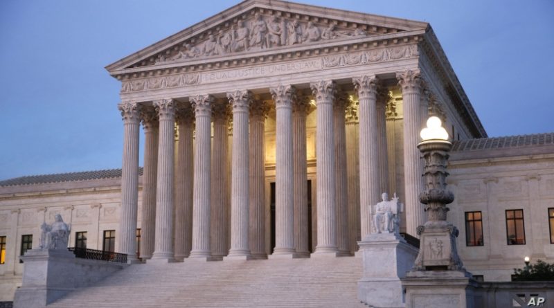 US Supreme Court building in Washington DC (Photo - AP)